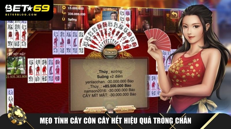 Áp dụng cách tính cây còn cây hết trong Chắn sao cho hiệu quả nhất